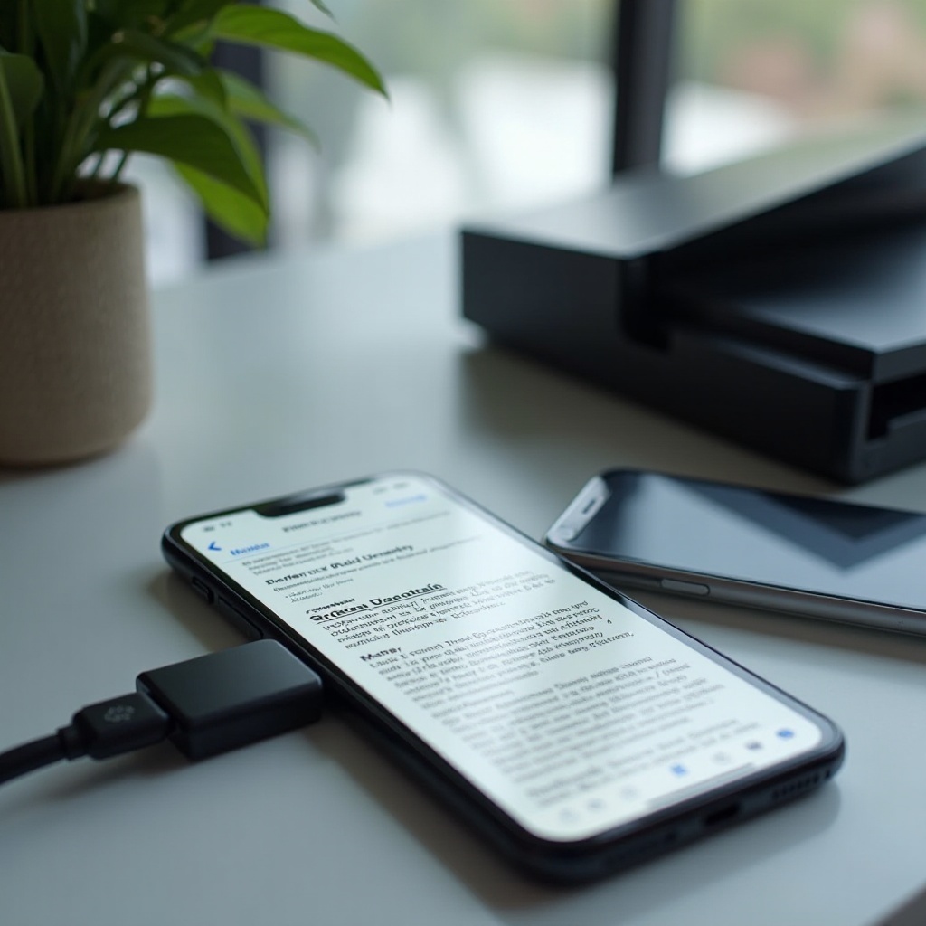 Vom Smartphone Drucken mit Kabel: Ein Leitfaden für 2024